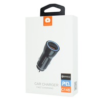 WUW Car Charger Fast Charging PD 20W+QC3.0 C146 / Всё для автомобилей + №7480