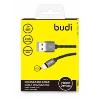 DC206TL30B Budi USB-C to Lightning Cable Charge/Sync 3м / Budi + №7490