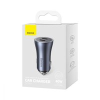 CCJD-B0G - Baseus Golden Contactor Pro Dual Quick Charger Car Charger U+U 40W / АЗУ + №7561