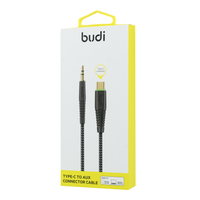 DC150TXA12B - AUX Cabel Type-C connector  Budi 1.2m / AUX + №7608