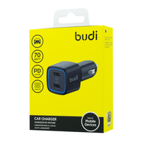 CC065RB Car Charger Dual PD 70W / Budi + №7609
