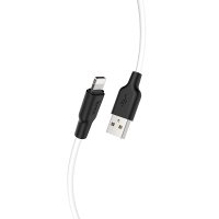 Кабель Hoco X21 Plus Silicone Lightning (2m) / Lightning + №7755