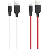Кабель Hoco X21 Plus Silicone PD 20W Lightning (1m) / USB + №7761