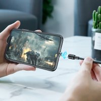 Кабель Hoco X52 Sereno Magnetic Lightning (1m) / USB + №7777