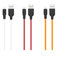 Кабель Hoco X21 Plus Silicone Lightning (1m) / Lightning + №7803