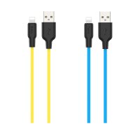 Кабель Hoco X21 Plus Silicone Lightning (1m) / Кабели / Переходники + №7803
