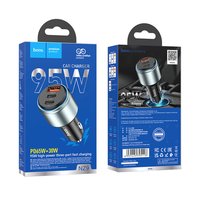 АЗУ Hoco NZ9 Galloper 95W three-port(2C1A) car charger / Hoco + №8040