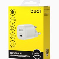 AC017EW - Budi Home Charger PD20W, Type - C / Budi + №8476