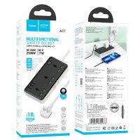 Сетевой Фильтр Hoco AC7 Storm 3-position socket(1C3A) / Hoco + №8676