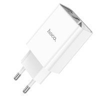СЗУ Hoco C100A PD20W+QC3.0 charger with digital display (EU) / Адаптер Hoco + №8689