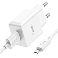 СЗУ Hoco C106A Leisure single port charger set (Micro) / Адаптер Hoco + №8694