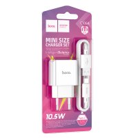 СЗУ Hoco C106A Leisure single port charger set (Type-C) / Hoco + №8695