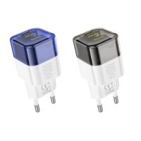 СЗУ Hoco C125A Transparent tribute single-port PD20W charger / Адаптер Hoco + №8702