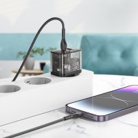 СЗУ Hoco N34 Dazzling dual-port PD20W+QC3.0 charger / Адаптер Hoco + №8783