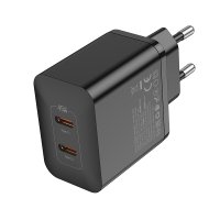 СЗУ Hoco N35 Streamer dual-port PD45W(2C) charger / Адаптер Hoco + №8784