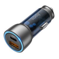 АЗУ Hoco NZ8 Sprinter 43W dual port PD25W+QC3.0 car charger / AЗУ + №8786