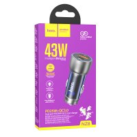 АЗУ Hoco NZ8 Sprinter 43W dual port PD25W+QC3.0 car charger / Всё для автомобилей + №8786