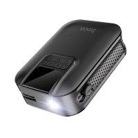 Портативный компрессор для автомобиля Hoco S53 Breeze portable smart air pump / Другое + №8792