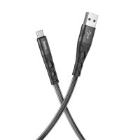 Кабель Hoco U105 Treasure jelly braided charging data cable for Micro / Бренд + №8795
