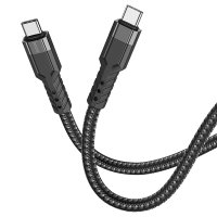 Кабель Hoco U110 Type-C to Type-C 60W charging data cable / Бренд + №8805