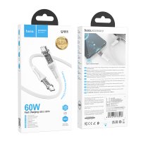 Кабель Hoco U111 iP Transparent Discovery Edition PD charging data cable / Бренд + №8807