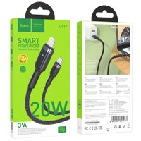 Кабель Hoco U117 Grand PD intelligent power-off charging data cable iP / Кабели / Переходники + №8814