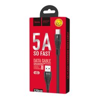 Кабель Hoco U53 5A Flash charging data cable for Type-C / Кабели / Переходники + №8819