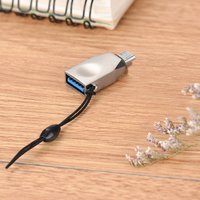 Адаптер Hoco UA10 Micro-USB OTG adapter / Перехідники/подовжувачі + №8827