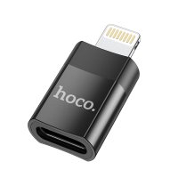 Адаптер Hoco UA17 iP Male to Type-C female USB2.0 adapter / Кабелі / Перехідники + №8828