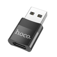 Адаптер Hoco UA17 USB Male to Type-C female USB2.0 adapter / Бренд + №8831