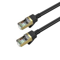Сетевой кабель для интернета Hoco US02 Level pure copper gigabit ethernet cable(L=3M) / LAN + №8843