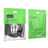 Сетевой кабель для интернета Hoco US02 Level pure copper gigabit ethernet cable(L=5M) / Hoco + №8844