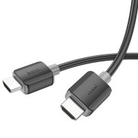 Видео кабель Hoco US08 HDTV 2.0 male-to-male 4K HD data cable(L=1M) / HDMI + №8850