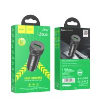 АЗУ Hoco Z49A Level single port QC3.0 car charger / Hoco + №8860