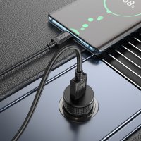 АЗУ Hoco Z49A Level single port QC3.0 car charger / AЗУ + №8860
