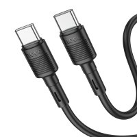 Кабель Hoco X83 Type-C to Type-C Victory 60W charging data cable / Бренд + №8868