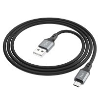 Кабель Hoco X86 Micro Spear silicone charging data cable / Hoco + №8873