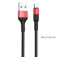 Кабель Hoco X26 Xpress charging data cable for Micro / Бренд + №8878
