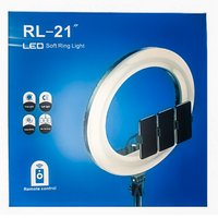 Кольцевая лампа LED Soft Ring Light RL-21 (с дефектом, потертость) / Освітлення + №8954