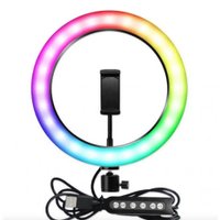 Кольцевая лампа Ring Light RGB200 20см / Штативы и Кольцевые лампы + №8955