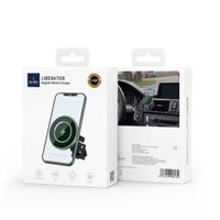 WIWU Автодержатель с беспроводной зарядкой CH-308 Liberator Magnetic Wireless Charger 15W / Автомобільні тримачі + №9075