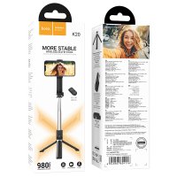 Селфи-монопод HOCO Prior live broadcast holder K20 / Штативи та підставки + №9473