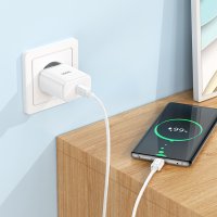 СЗУ Hoco C104A Stage single port PD20W charger(EU) / Адаптери + №9490