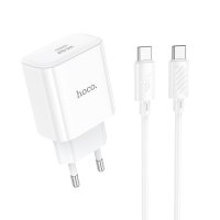 СЗУ Hoco C76A Pro Majestic single port PD30W charger set(Type-C to Type-C) / Модельний ряд + №9499