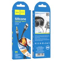 Аудио кабель Hoco UPA22 Type-C silicone digital audio conversion cable / Кабели / Переходники + №9504