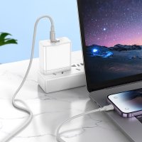 Кабель Hoco U131 Afortunado 2-in-1 charging data cable USB/Type-C to iP / 2-6 в 1 + №9536