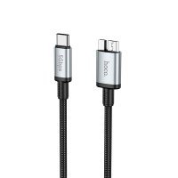 Кабель Hoco US10 Type-C to Micro USB3.0 excellent speed cable / Перехідники/подовжувачі + №9539