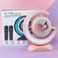 Портативная Bluetooth колонка YS-110 с двумя микрофонами и RGB подсветкой / Аудіо + №9586