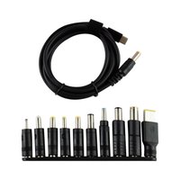 Кабель питания для ноутбука 65W с набором переходников с USB Type-C на DC 10 in 1 / Перехідники/подовжувачі + №9637