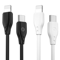 WIWU Кабель Wi-C002 C-L Pioneer Series cable USB C to Lighting 30W / Кабелі + №9749